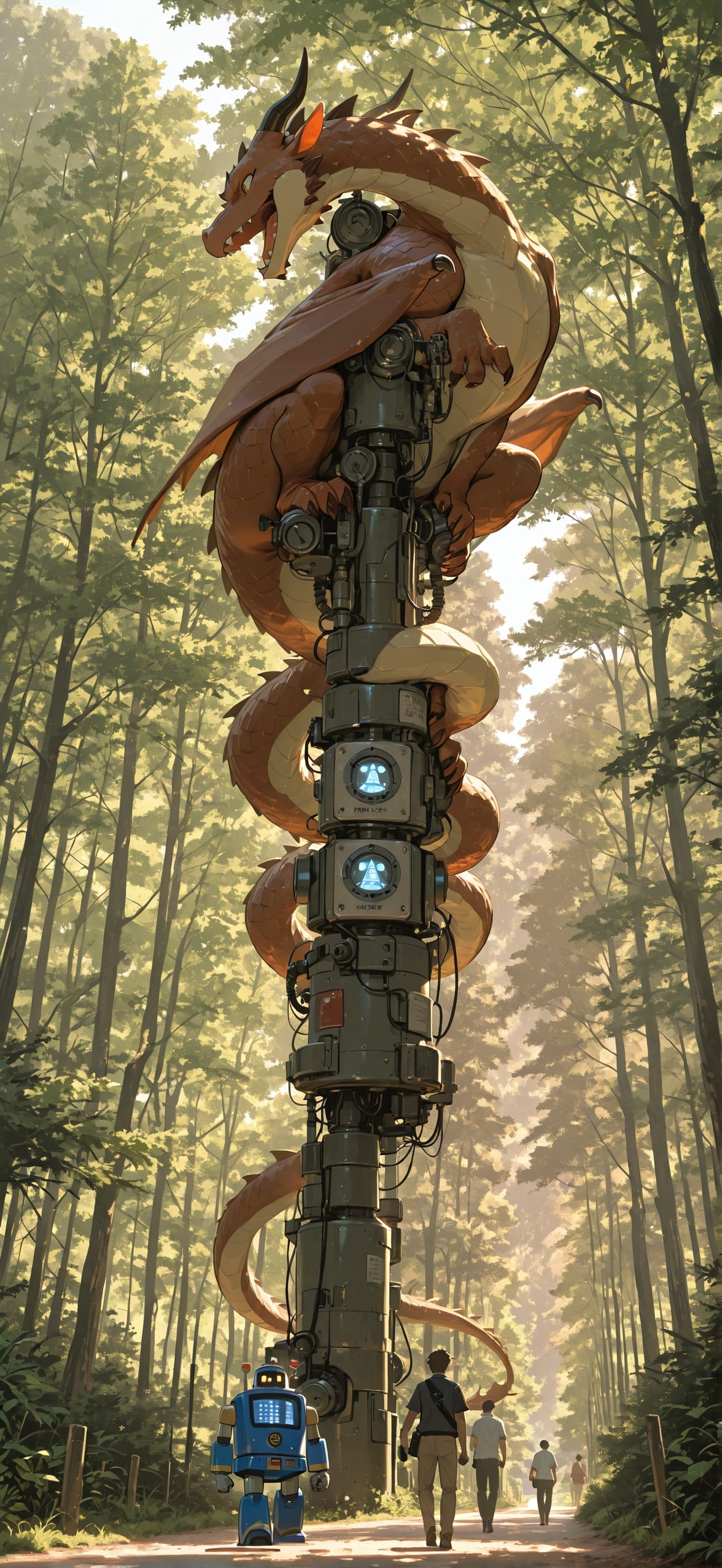 Agentic Brown Afternoon Nature Summer Animal Machine mobile wallpaper / スマホ壁紙