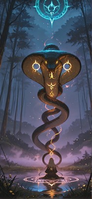 Alchemy Brown Night Nature Spring Animal mobile wallpaper / スマホ壁紙