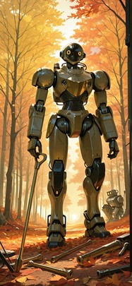 Alchemy Yellow Afternoon Nature Autumn Machine mobile wallpaper / スマホ壁紙