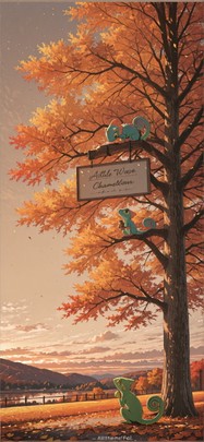 Allthefeels Brown Afternoon Sky Autumn Animal mobile wallpaper / スマホ壁紙