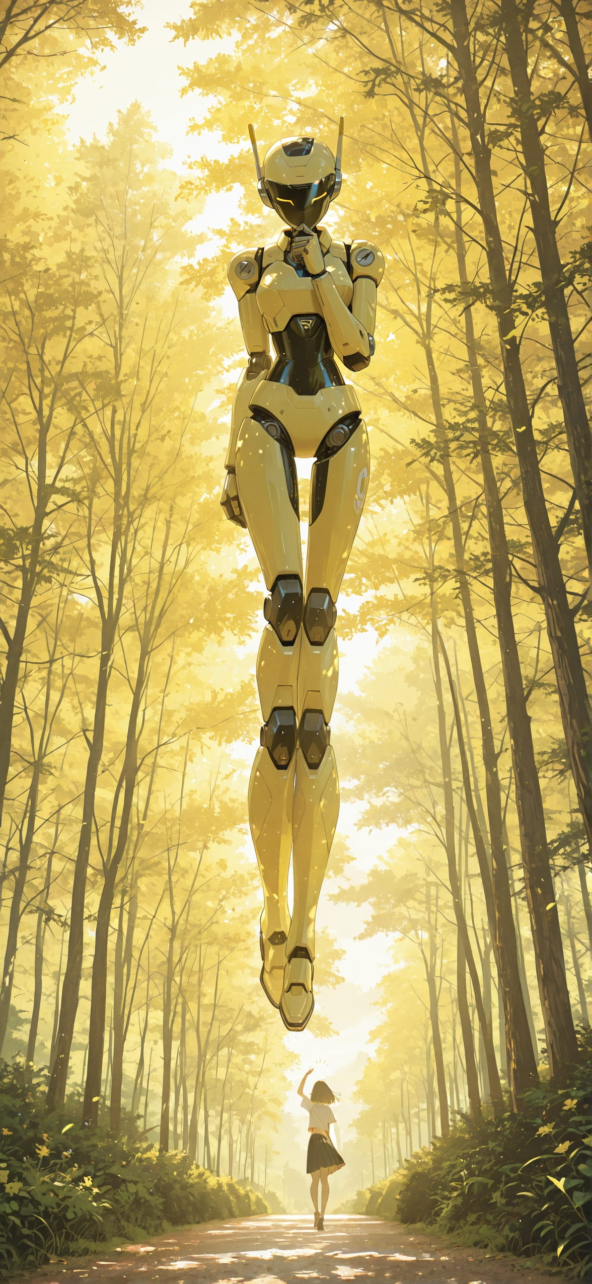 Allthefeels Yellow Afternoon Nature Summer Machine mobile wallpaper / スマホ壁紙