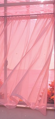 Breeze Pink Afternoon Sea Autumn mobile wallpaper / スマホ壁紙