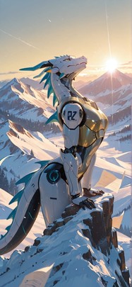 Breeze Yellow Afternoon Mountain Winter Animal Machine mobile wallpaper / スマホ壁紙