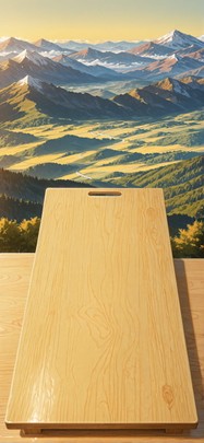 Cabbagecrush Yellow Afternoon Mountain Summer mobile wallpaper / スマホ壁紙