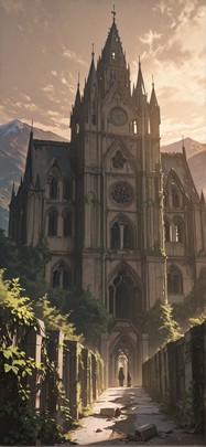 Cathedral Brown Afternoon Mountain Summer mobile wallpaper / スマホ壁紙