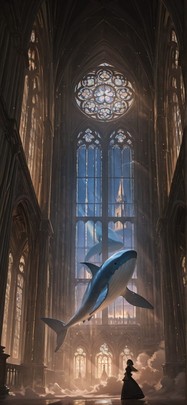 Cathedral Brown Night Sky Spring Animal mobile wallpaper / スマホ壁紙