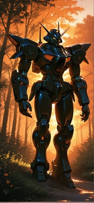 Chiaroscuro Orange Afternoon Nature Summer Machine mobile wallpaper / スマホ壁紙