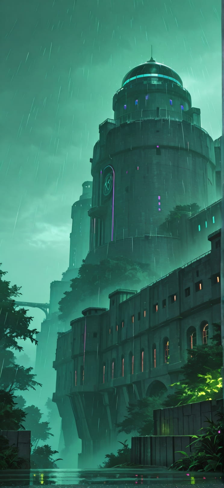 Citadel Green Afternoon Nature Summer mobile wallpaper / スマホ壁紙