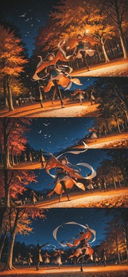 Democracyday Orange Night Nature Autumn Animal Machine mobile wallpaper / スマホ壁紙