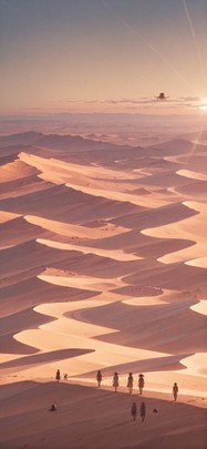 Desert Brown Afternoon City Summer Animal mobile wallpaper / スマホ壁紙