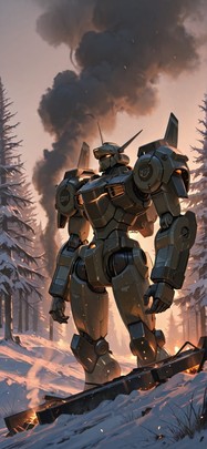 Ember Brown Afternoon Nature Winter Machine mobile wallpaper / スマホ壁紙