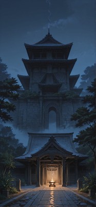 Fog Brown Night Nature Summer mobile wallpaper / スマホ壁紙