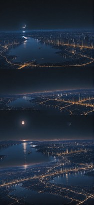 Hormuz Brown Night City Spring Machine mobile wallpaper / スマホ壁紙