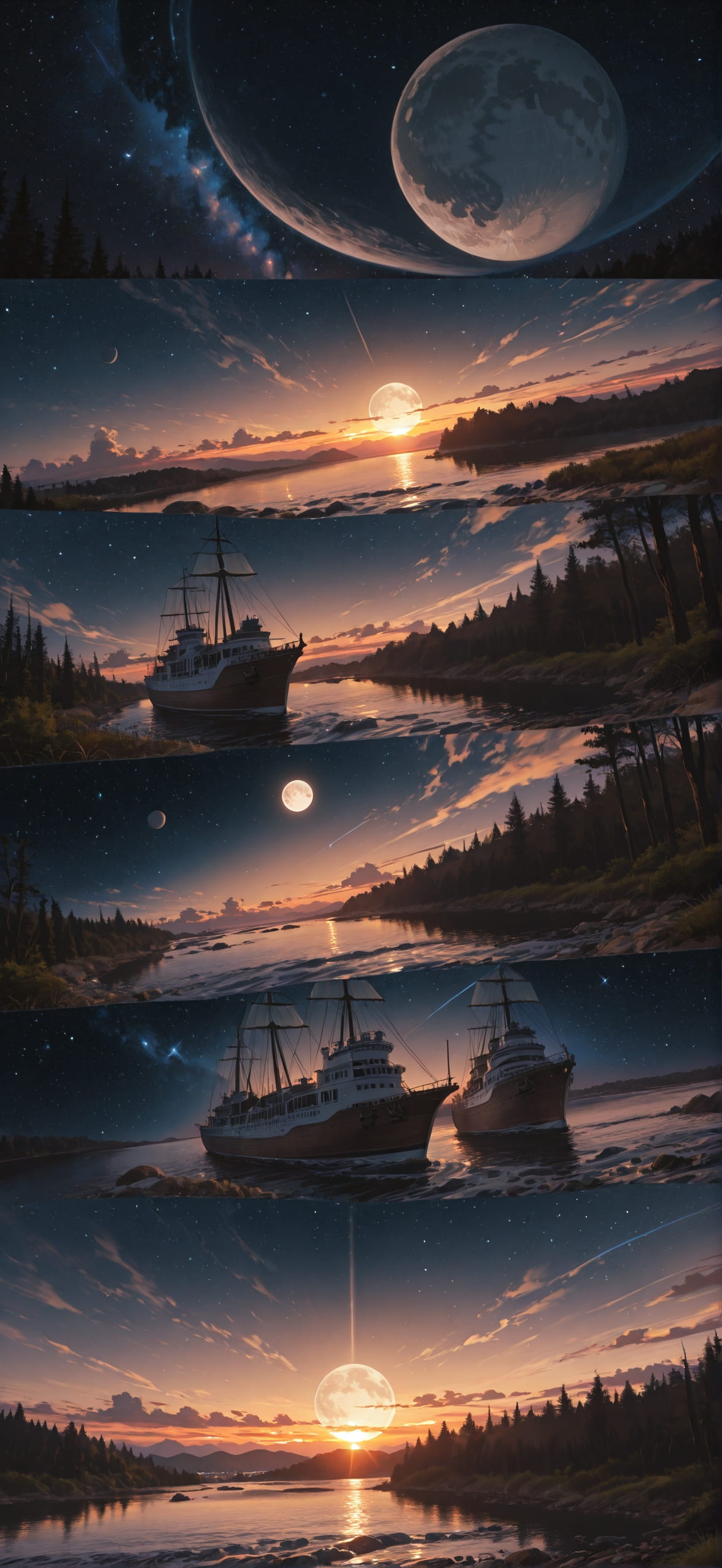 Hormuz Brown Sunset Nature Summer mobile wallpaper / スマホ壁紙