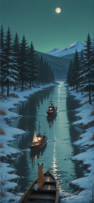 Hormuz Green Afternoon Sea Winter Animal mobile wallpaper / スマホ壁紙