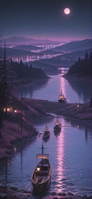 Hormuz Pink Night Sea Winter mobile wallpaper / スマホ壁紙