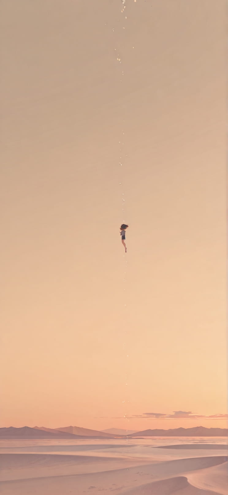 Ivory Brown Afternoon Sea Spring mobile wallpaper / スマホ壁紙