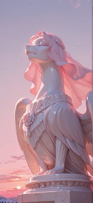 Ivory Pink Sunset Sky Winter mobile wallpaper / スマホ壁紙