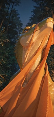 Lacedup Orange Night Nature Summer Animal mobile wallpaper / スマホ壁紙