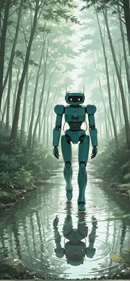 Lagoon Green Afternoon Nature Spring Machine mobile wallpaper / スマホ壁紙