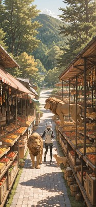 Localflavor Brown Afternoon Nature Spring Animal Machine mobile wallpaper / スマホ壁紙