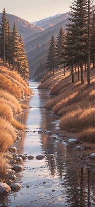 Localflavor Brown Afternoon Sea Winter mobile wallpaper / スマホ壁紙