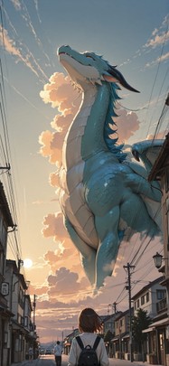 Localflavor Brown Afternoon Sky Summer Animal mobile wallpaper / スマホ壁紙