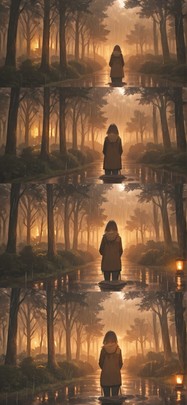 Monsoon Brown Afternoon Nature Spring mobile wallpaper / スマホ壁紙