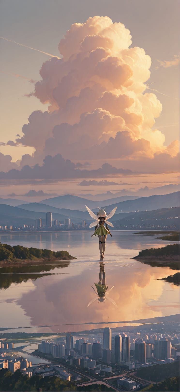 Nimbus Brown Afternoon Sea Spring Animal Machine mobile wallpaper / スマホ壁紙