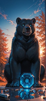 Quartz Blue Sunset Sky Autumn Animal mobile wallpaper / スマホ壁紙