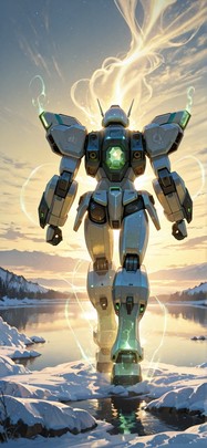 Quartz Yellow Afternoon Sea Winter Machine mobile wallpaper / スマホ壁紙