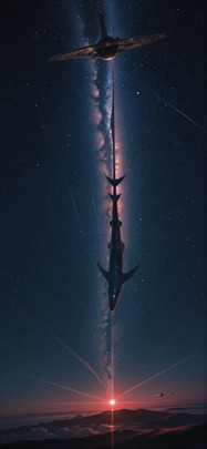 Saturn Red Night Sky Summer Animal mobile wallpaper / スマホ壁紙