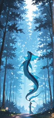 Siren Blue Afternoon Nature Spring mobile wallpaper / スマホ壁紙