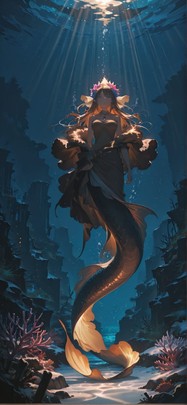 Siren Brown Night Nature Winter mobile wallpaper / スマホ壁紙