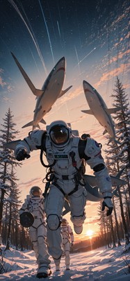 Spacexipo Brown Afternoon Nature Winter Animal Machine mobile wallpaper / スマホ壁紙