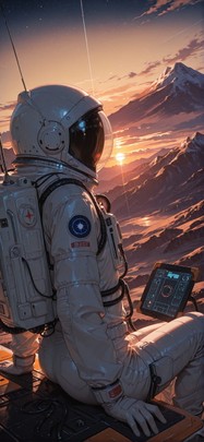 Spacexipo Brown Sunset Mountain Summer mobile wallpaper / スマホ壁紙