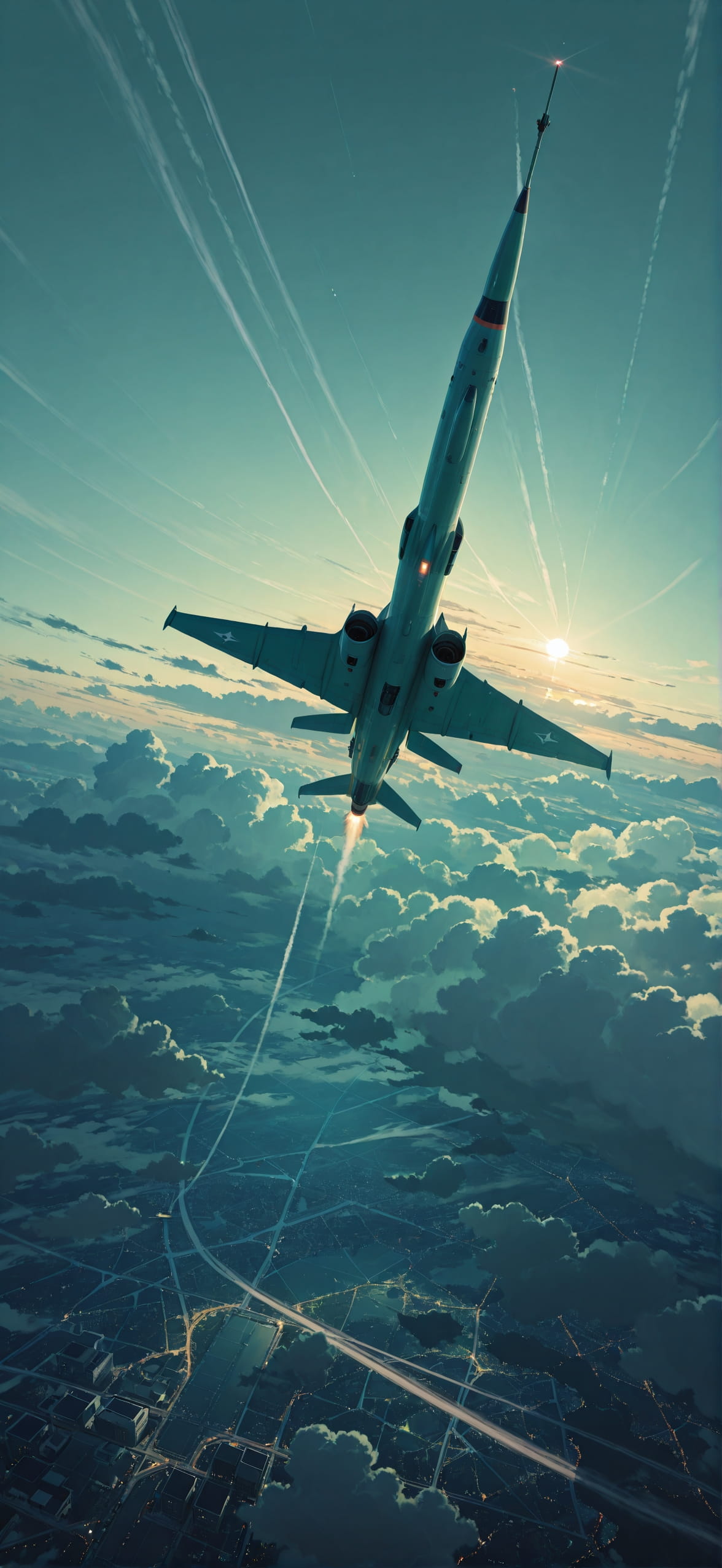 Spacexipo Green Afternoon Sky Summer Animal mobile wallpaper / スマホ壁紙