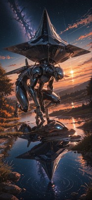 Spacexipo Orange Afternoon Sea Summer mobile wallpaper / スマホ壁紙
