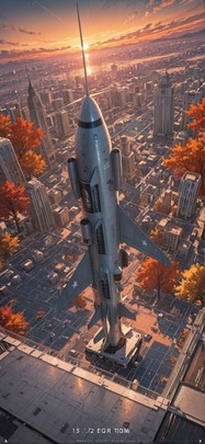 Spacexipo Orange Sunset City Autumn mobile wallpaper / スマホ壁紙
