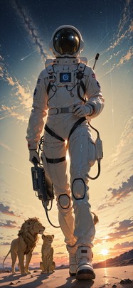 Spacexipo Yellow Afternoon Sky Summer Animal Machine mobile wallpaper / スマホ壁紙
