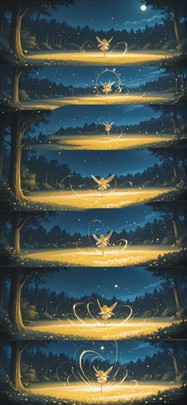 Surrealsilliness Yellow Night Nature Spring Animal Machine mobile wallpaper / スマホ壁紙