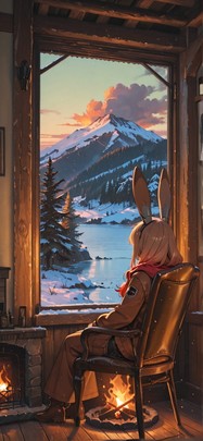 Timber Green Afternoon Sea Winter Animal Machine mobile wallpaper / スマホ壁紙