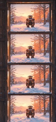 Timber Orange Afternoon City Spring Machine mobile wallpaper / スマホ壁紙