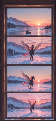 Timber Pink Sunset Sea Summer Animal Machine mobile wallpaper / スマホ壁紙