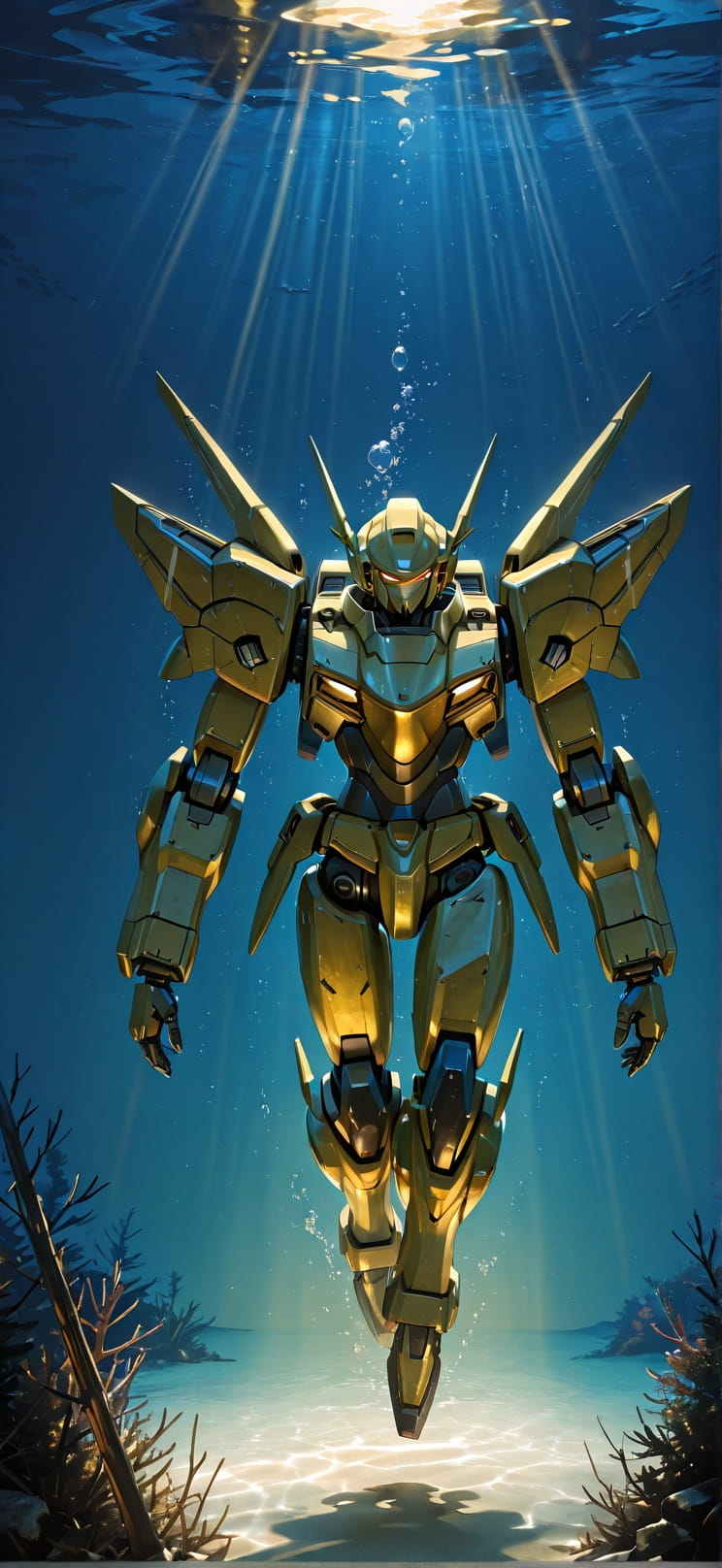 Timber Yellow Night Sea Summer Machine mobile wallpaper / スマホ壁紙