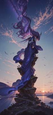 Waningcrescent Brown Afternoon Sea Spring Animal Machine mobile wallpaper / スマホ壁紙