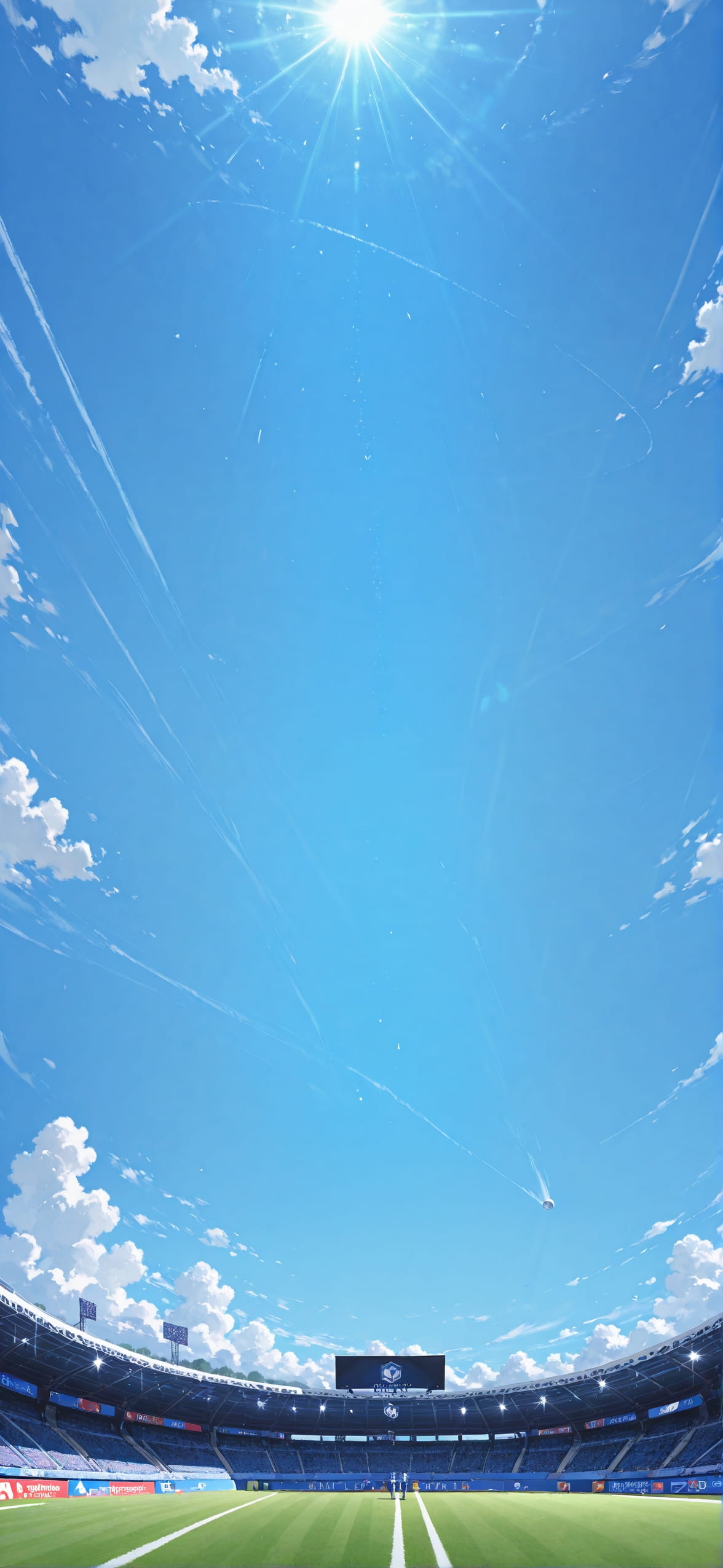 Worldcup2026 Blue Afternoon Nature Summer mobile wallpaper / スマホ壁紙