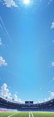 Worldcup2026 Blue Afternoon Nature Summer mobile wallpaper / スマホ壁紙