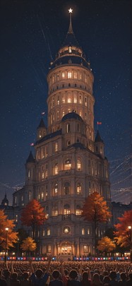 Worldcup2026 Brown Night City Autumn Machine mobile wallpaper / スマホ壁紙