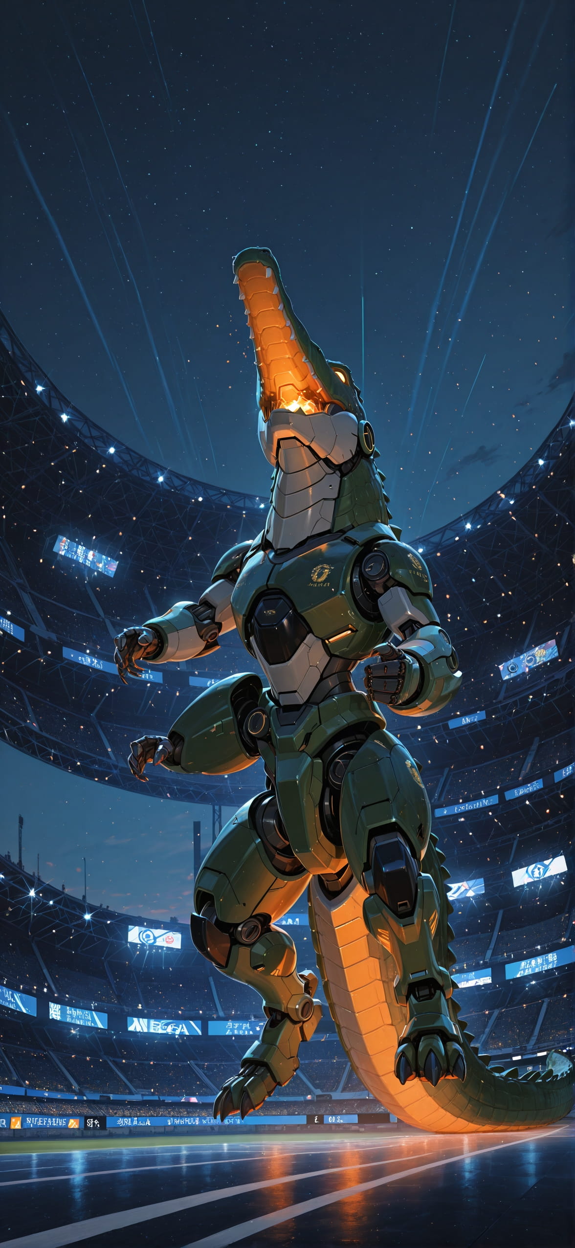 Worldcup2026 Orange Night Sky Spring Animal Machine mobile wallpaper / スマホ壁紙